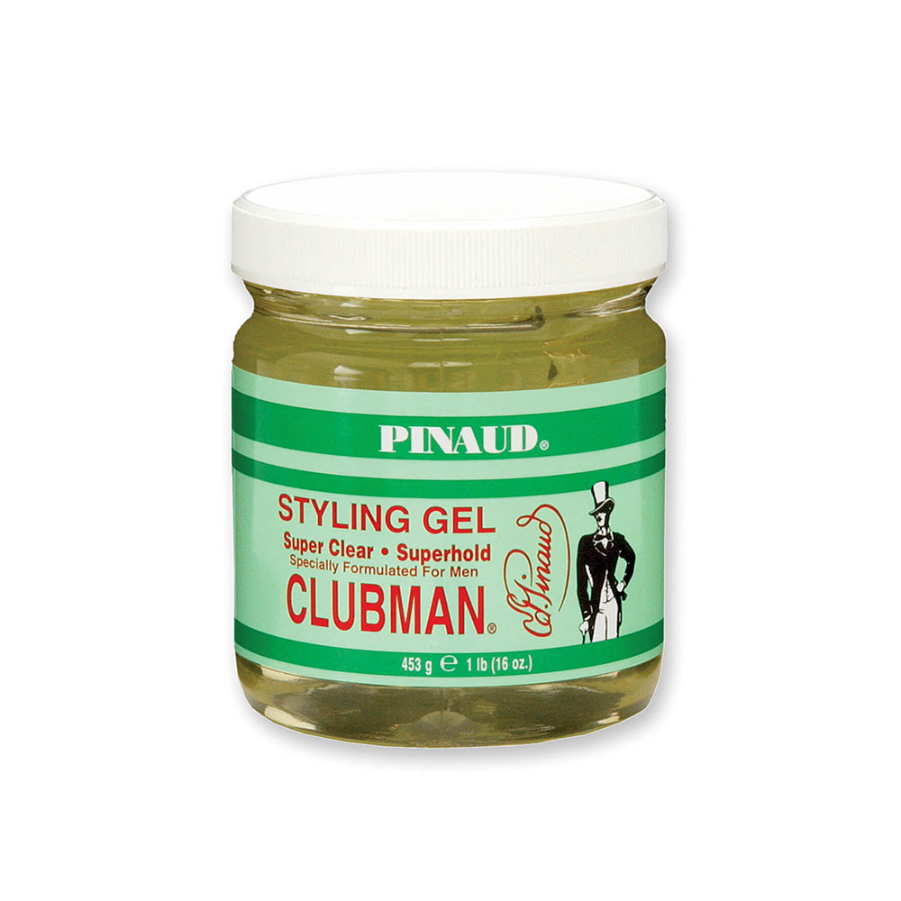 Clubman Super Clear And Super Hold Styling Gel Jar 453g