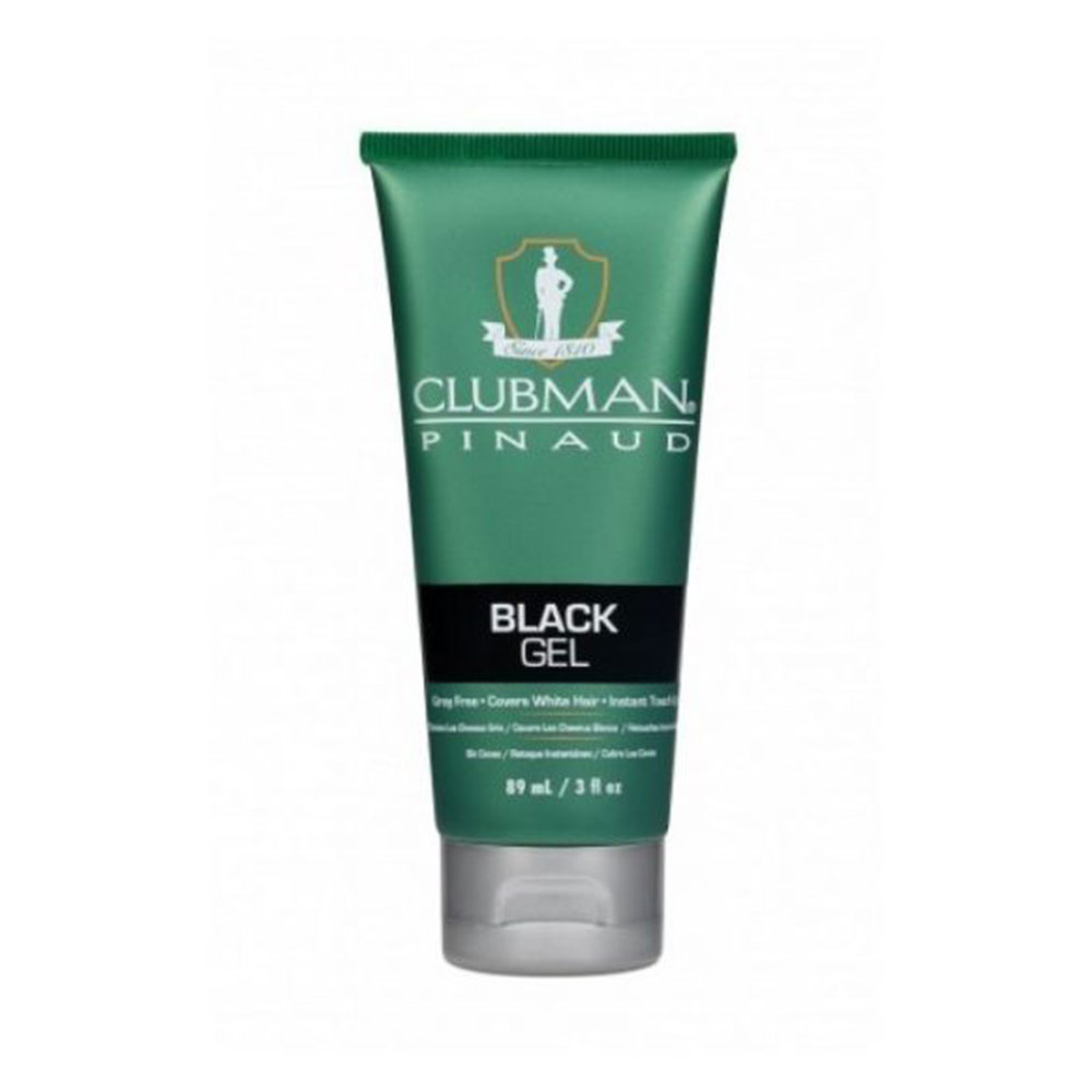 Clubman Temporary Colour Hair Black Gel 89ml