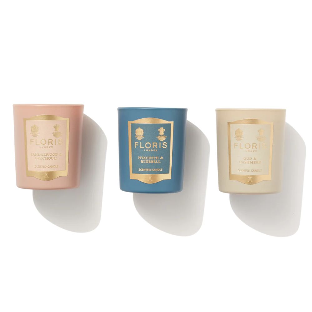 Floris London Mini Candle Trio Collection 3x70gr